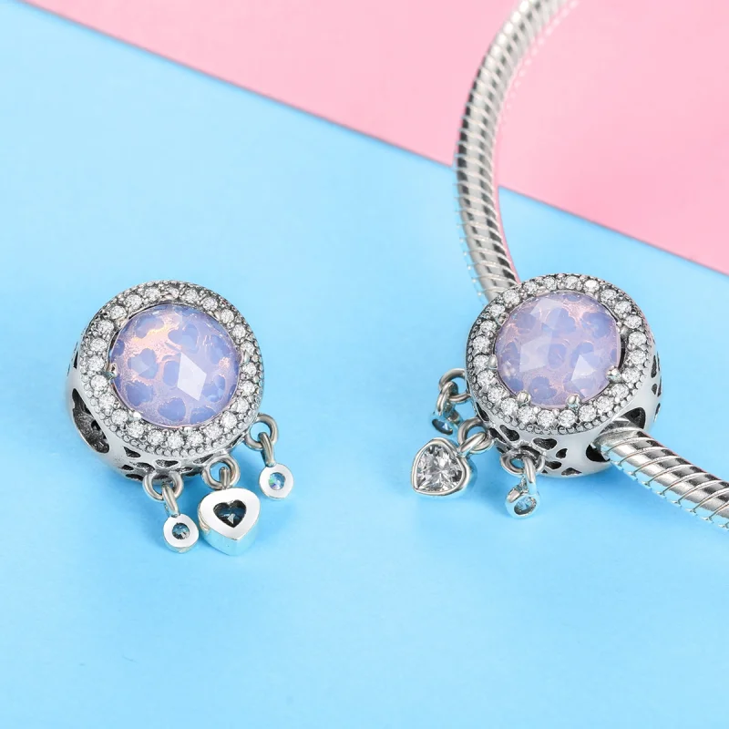 (afbeelding voor) Pandora Style Helder hart Bedel - SCC999 - Bekijken 3