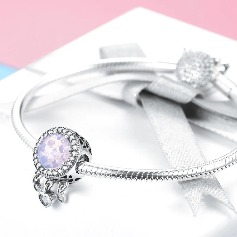 (afbeelding voor) Pandora Style Helder hart Bedel - SCC999 - Bekijken 4