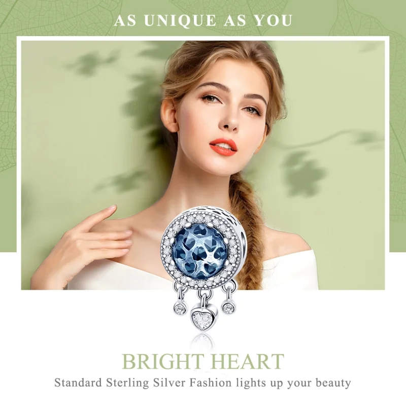 (afbeelding voor) Pandora Style Helder kristallen hart Bedel - SCC724 - Bekijken 6