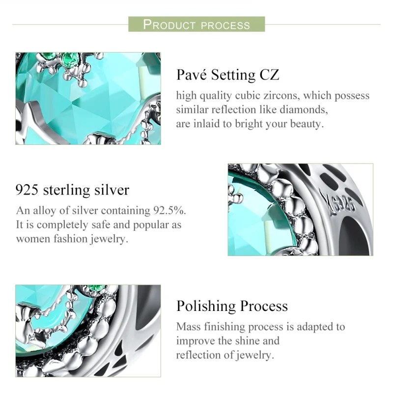 (afbeelding voor) Pandora Style Heldere sterren Bedel - SCC246 - Bekijken 7