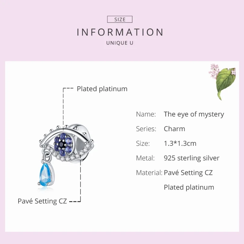 (afbeelding voor) Pandora Style Het oog van mysterie Bedel - SCC1775 - Bekijken 7