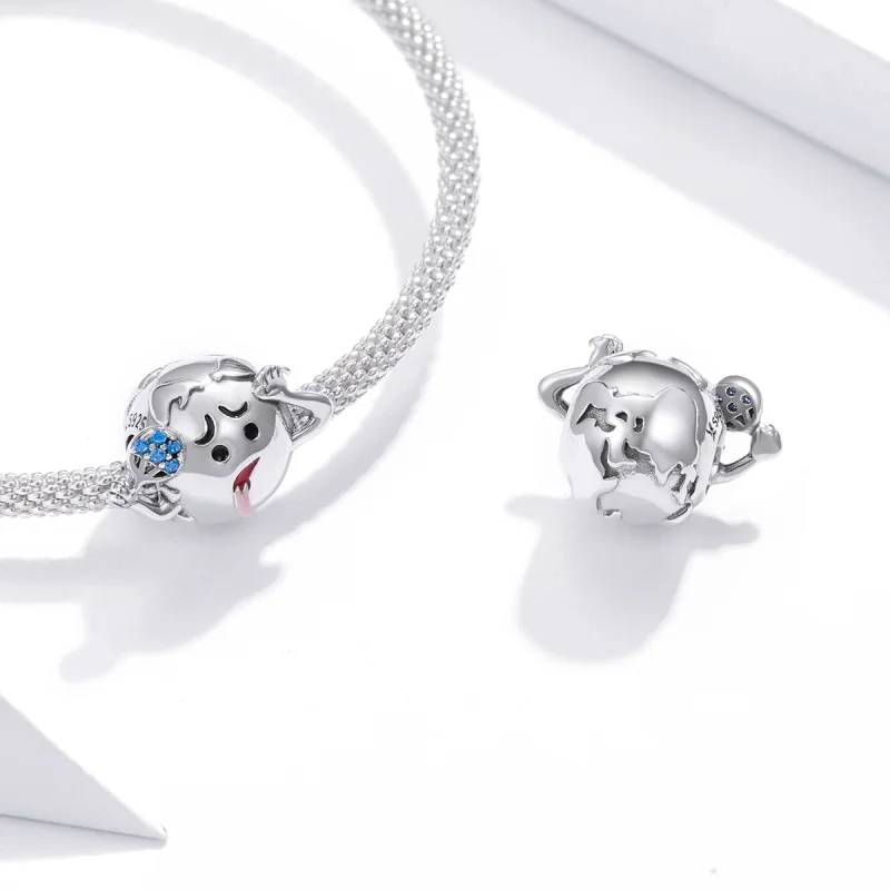 (afbeelding voor) Pandora Style Hete aarde Bedel - SCC1582 - Bekijken 3