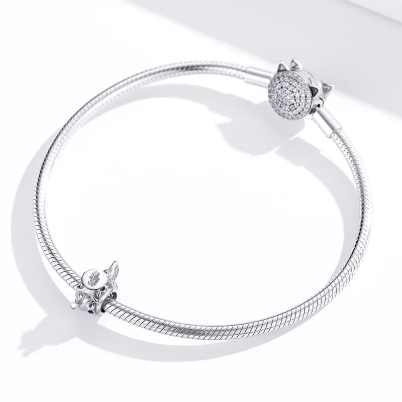 (afbeelding voor) Pandora Style Holle theepot Bedel - BSC274 - Bekijken 3