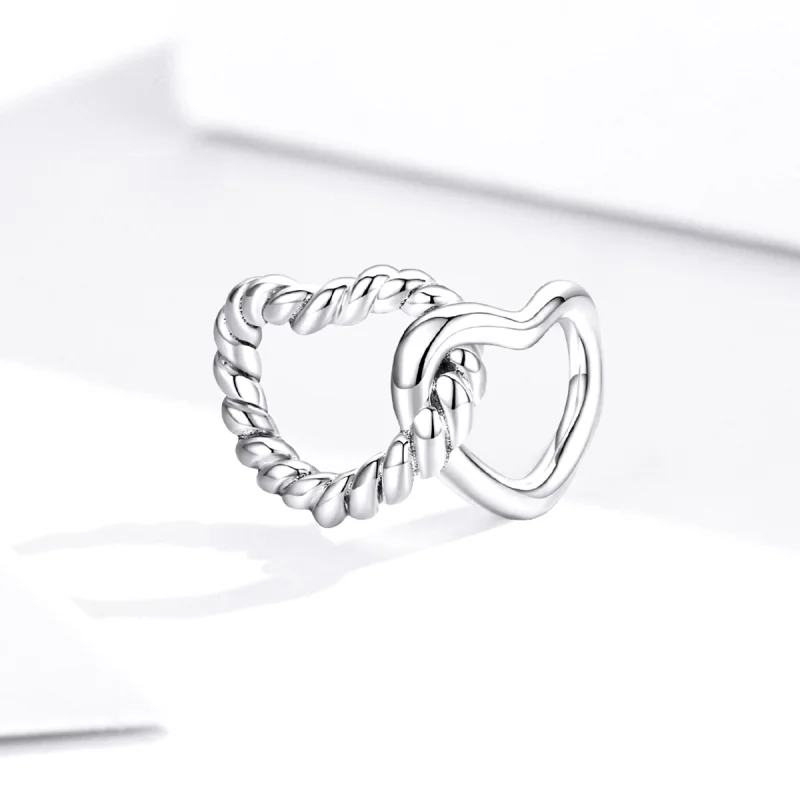 (afbeelding voor) Pandora Style Ineengestrengelde Harten Bedel - SCC1563 - Bekijken 2