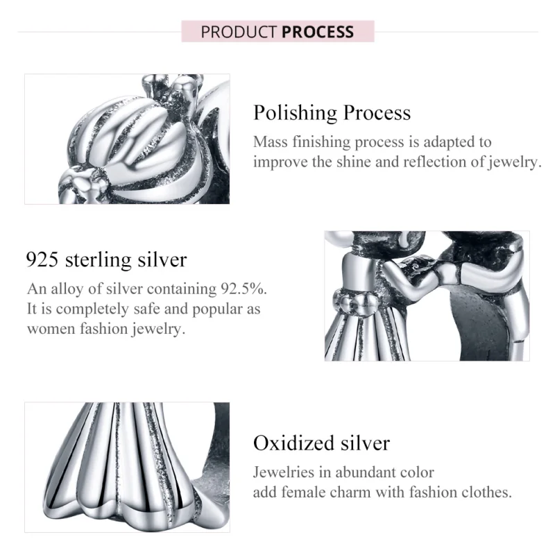 (afbeelding voor) Pandora Style Jongen en meisje dans Bedel - SCC1565 - Bekijken 7