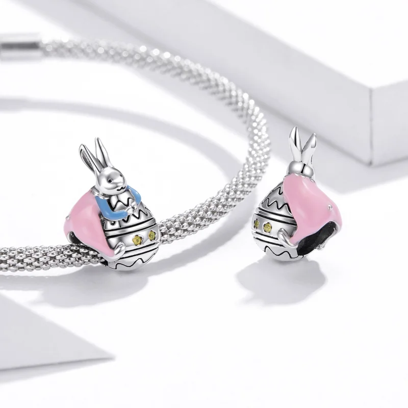 (afbeelding voor) Pandora Style juffrouw konijn Bedel - SCC1754 - Bekijken 4