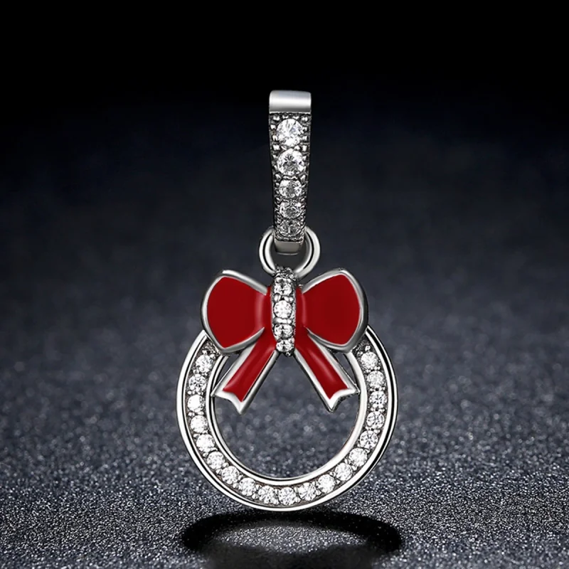 (afbeelding voor) Pandora Style Kerstkrans Hangende Bedel - SCC077 - Bekijken 5