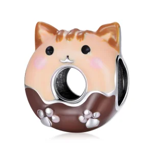 (afbeelding voor) Pandora Style Kitty Donuts Bedel - SCC1877