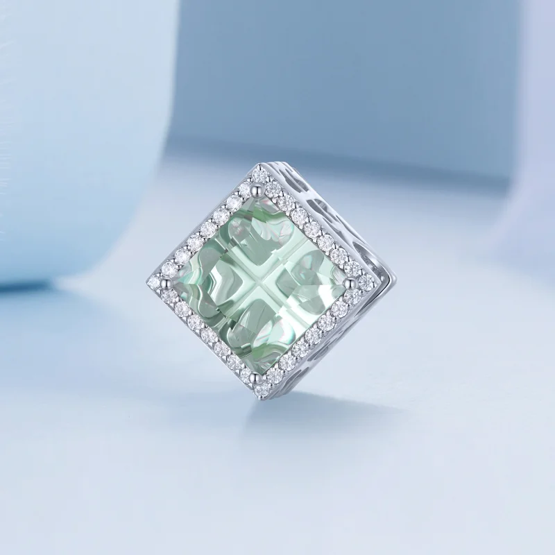 (afbeelding voor) Pandora Style Klavertje vier Bedel - BSC667 - Bekijken 2