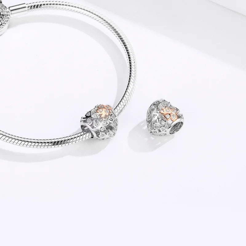 (afbeelding voor) Pandora Style Klavertje vier Bedel - SCC1248 - Bekijken 6