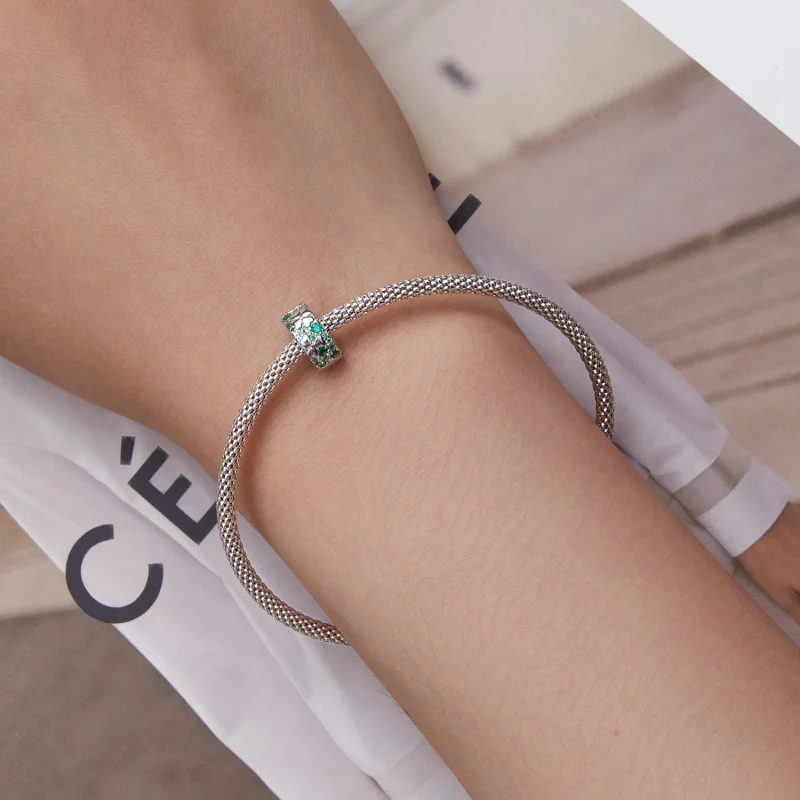 (afbeelding voor) Pandora Style Klavertje vier Clip - BSC678 - Bekijken 6