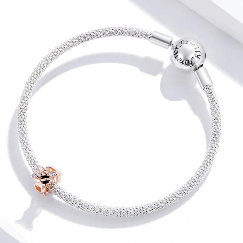 (afbeelding voor) Pandora Style Kleine Bij Bedel - BSC371 - Bekijken 3