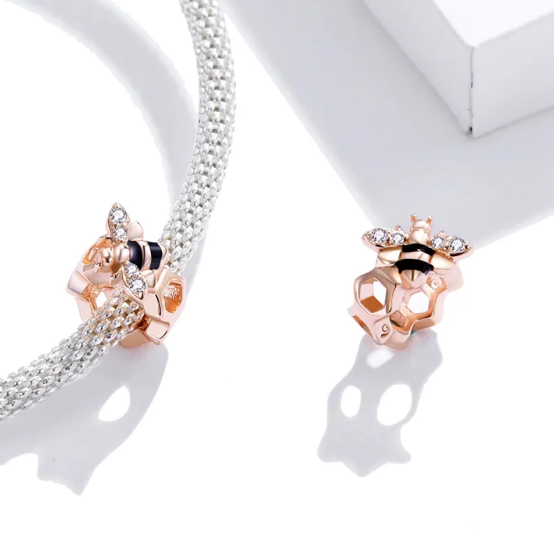 (afbeelding voor) Pandora Style Kleine Bij Bedel - BSC371 - Bekijken 4