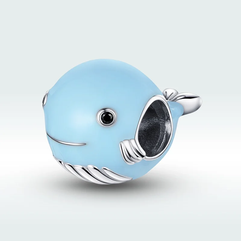 (afbeelding voor) Pandora Style Kleine blauwe vinvis Bedel - BSC250 - Bekijken 5