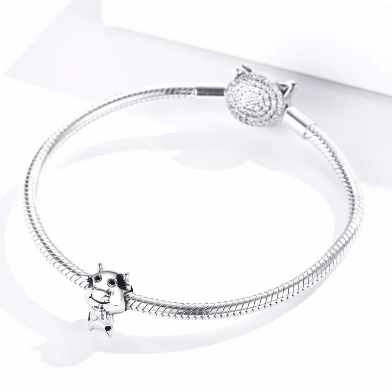 (afbeelding voor) Pandora Style Kleine koe Bedel - SCC1574 - Bekijken 3