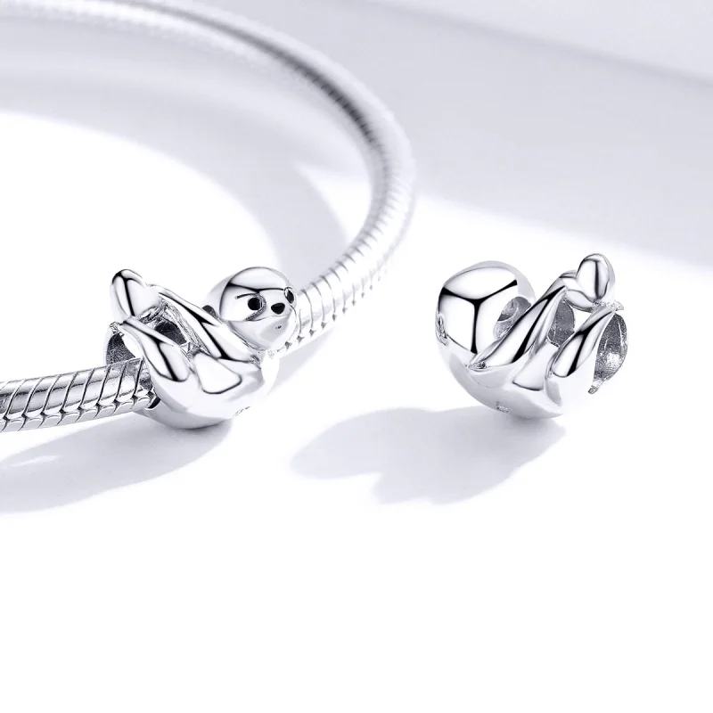 (afbeelding voor) Pandora Style Kleine Luiaard Bedel - BSC109 - Bekijken 4