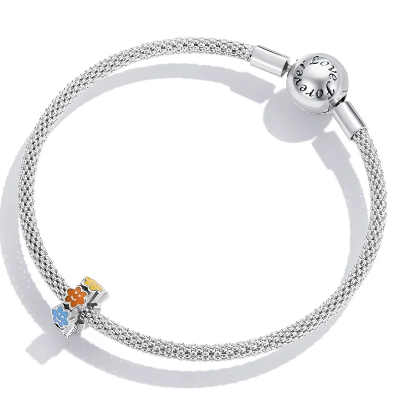 (afbeelding voor) Pandora Style Kleurrijke Cloud Smiley Face Bedel - SCC2188 - Bekijken 4