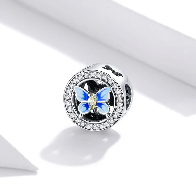 (afbeelding voor) Pandora Style Kleurrijke vlinder Bedel - SCC1682 - Bekijken 2