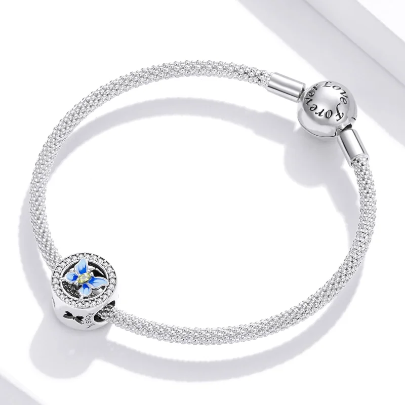 (afbeelding voor) Pandora Style Kleurrijke vlinder Bedel - SCC1682 - Bekijken 3