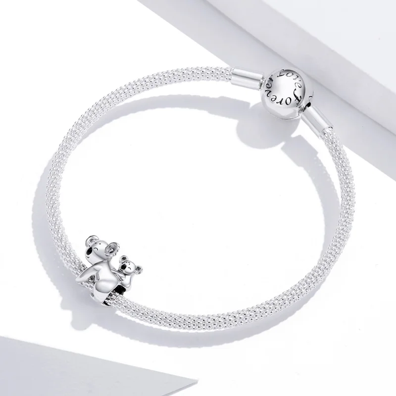 (afbeelding voor) Pandora Style Koala met kind Bedel - BSC260 - Bekijken 3