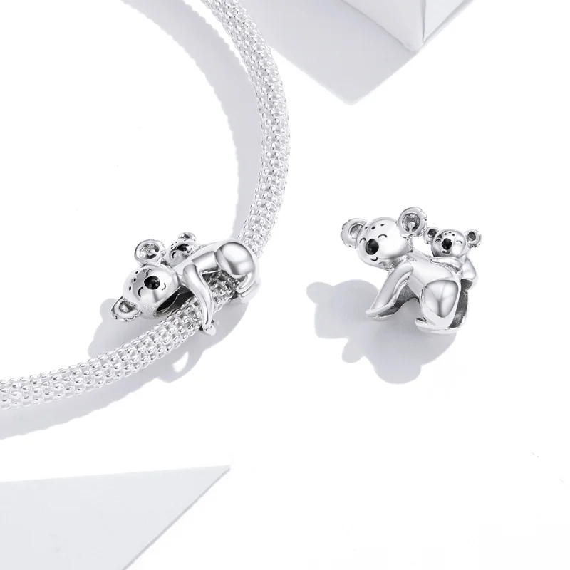 (afbeelding voor) Pandora Style Koala met kind Bedel - BSC260 - Bekijken 4
