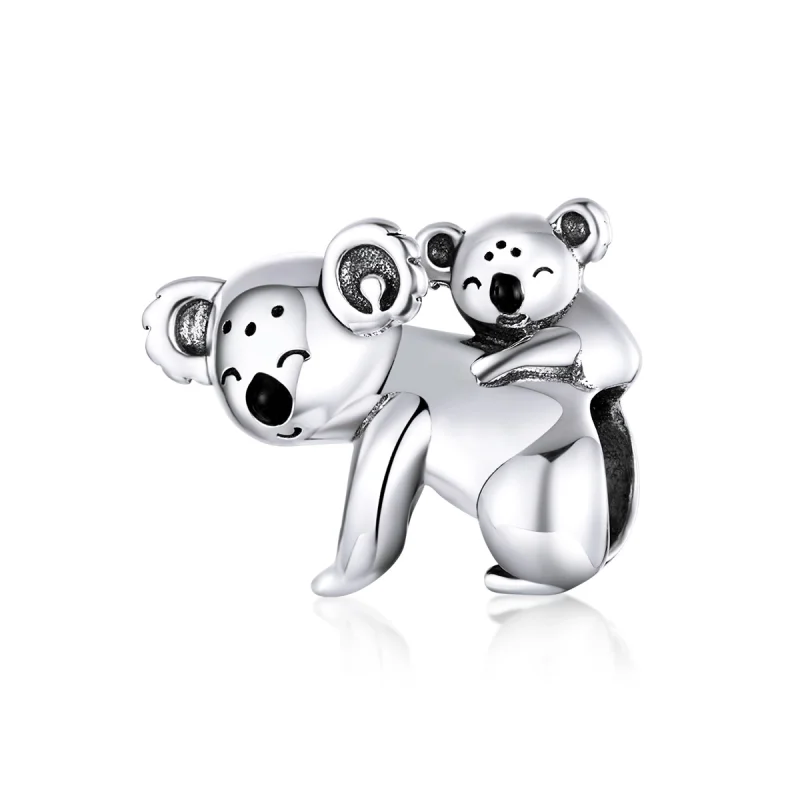 (afbeelding voor) Pandora Style Koala met kind Bedel - BSC260