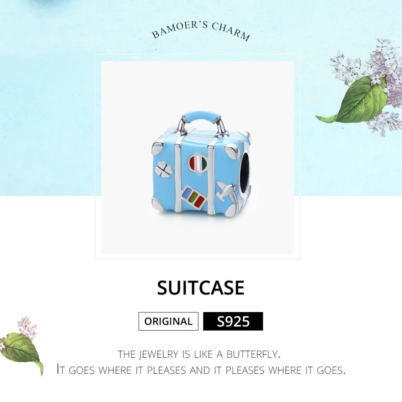 (afbeelding voor) Pandora Style Koffer Bedel - SCC1377 - Bekijken 6