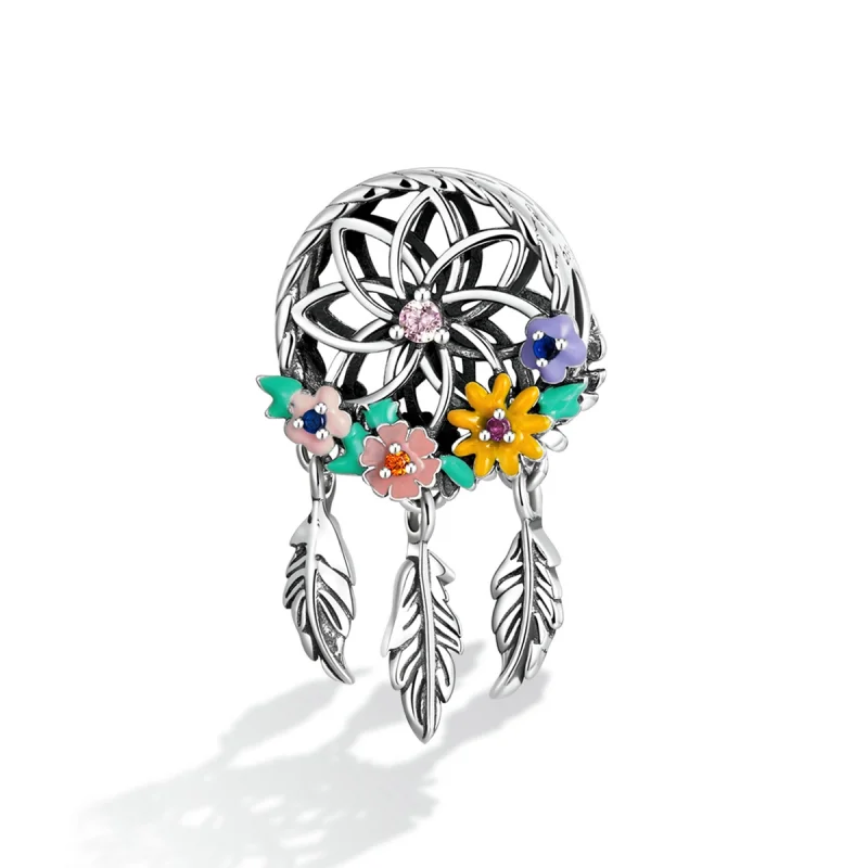 (afbeelding voor) Pandora Style Krans Dream Catcher Bedel - BSC589 - Bekijken 2