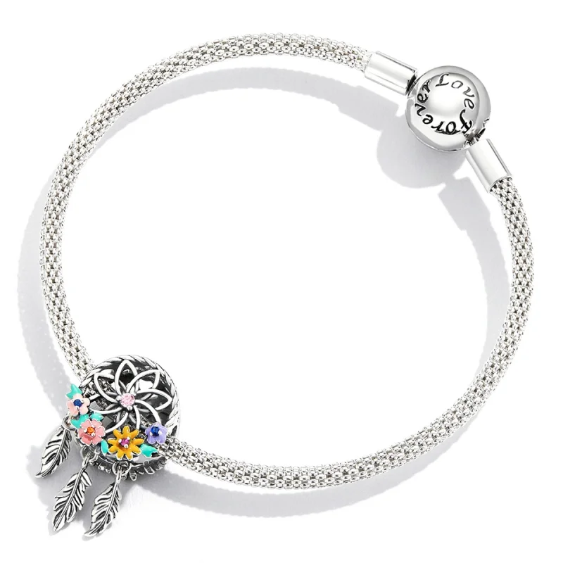 (afbeelding voor) Pandora Style Krans Dream Catcher Bedel - BSC589 - Bekijken 4