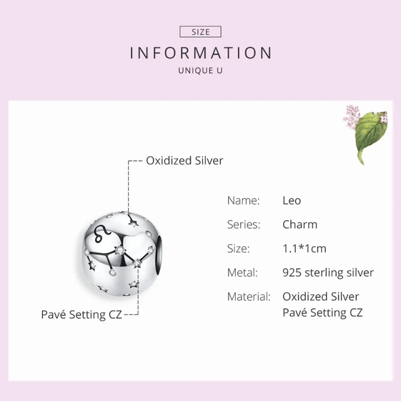 (afbeelding voor) Pandora Style Leeuw Bedel - SCC1218-5 - Bekijken 6