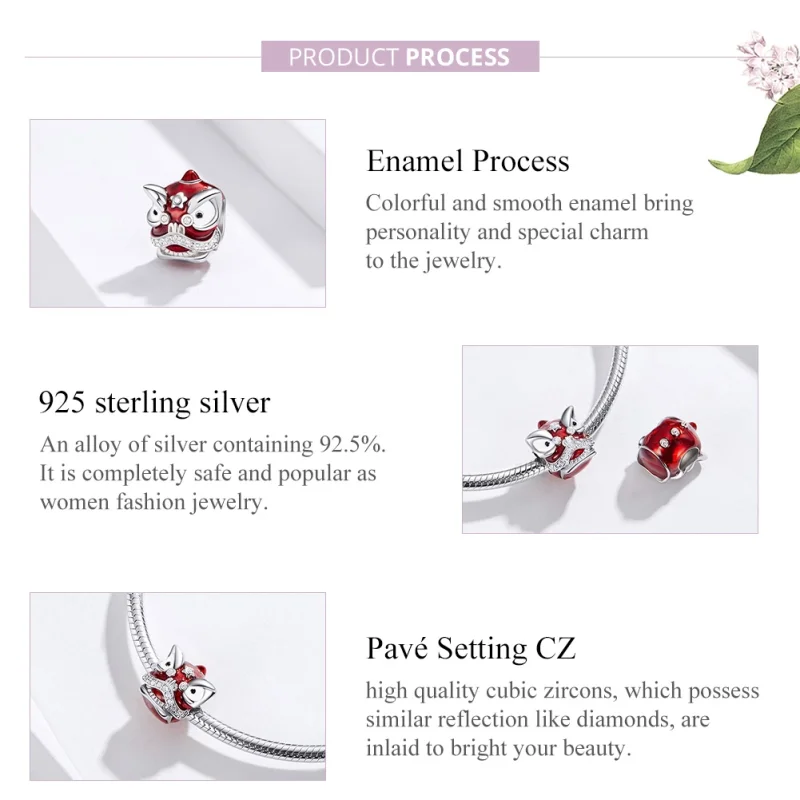 (afbeelding voor) Pandora Style Leeuwendans Bedel - BSC086 - Bekijken 7