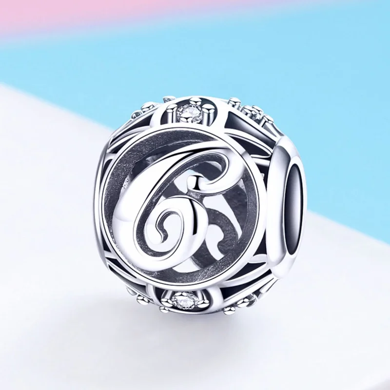 (afbeelding voor) Pandora Style Letter-C Bedel - SCC738-C - Bekijken 2
