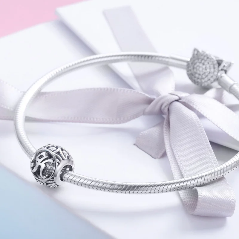 (afbeelding voor) Pandora Style Letter-K Bedel - SCC738-K - Bekijken 4