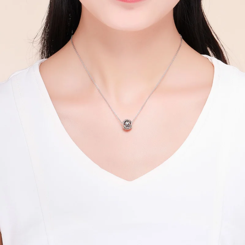 (afbeelding voor) Pandora Style Letter-M Bedel - SCC738-M - Bekijken 5