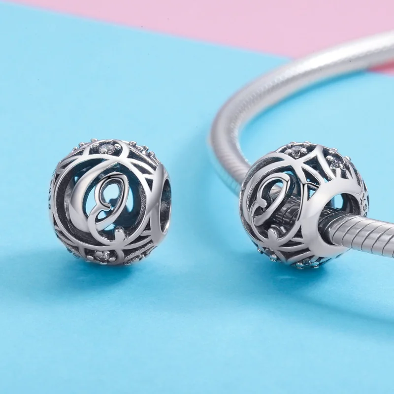 (afbeelding voor) Pandora Style Letter-Q Bedel - SCC738-Q - Bekijken 3