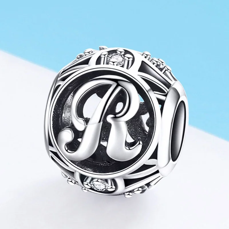 (afbeelding voor) Pandora Style Letter-R Bedel - SCC738-R - Bekijken 2