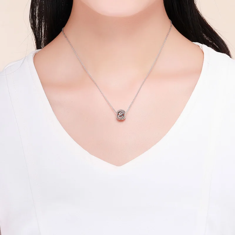 (afbeelding voor) Pandora Style Letter-S Bedel - SCC738-S - Bekijken 5