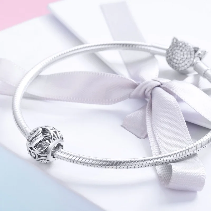 (afbeelding voor) Pandora Style Letter-U Bedel - SCC738-U - Bekijken 4