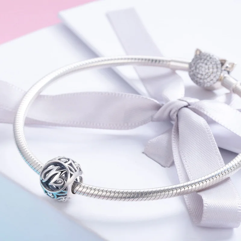 (afbeelding voor) Pandora Style Letter-W Bedel - SCC738-W - Bekijken 4