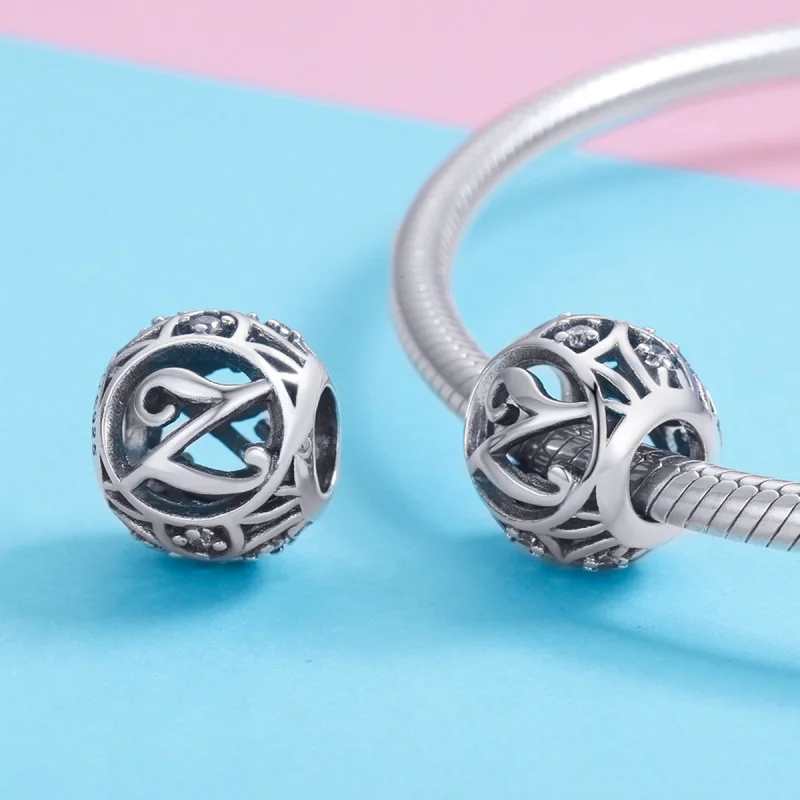 (afbeelding voor) Pandora Style Letter-Z Bedel - SCC738-Z - Bekijken 3