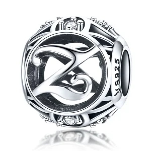 Pandora Style Letter-Z Bedel - SCC738-Z (afbeelding voor) Pandora Style Letter-Z Bedel - SCC738-Z