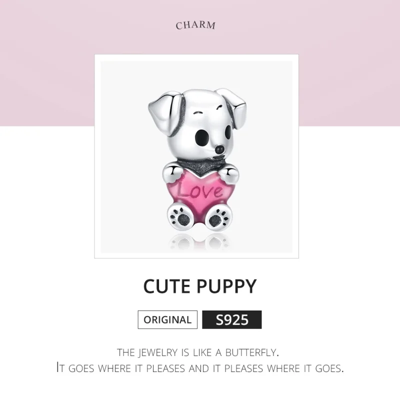 (afbeelding voor) Pandora Style Leuk Puppy Bedel - SCC1677 - Bekijken 6