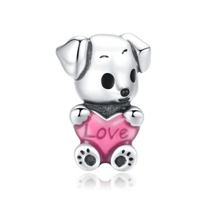 (afbeelding voor) Pandora Style Leuk Puppy Bedel - SCC1677