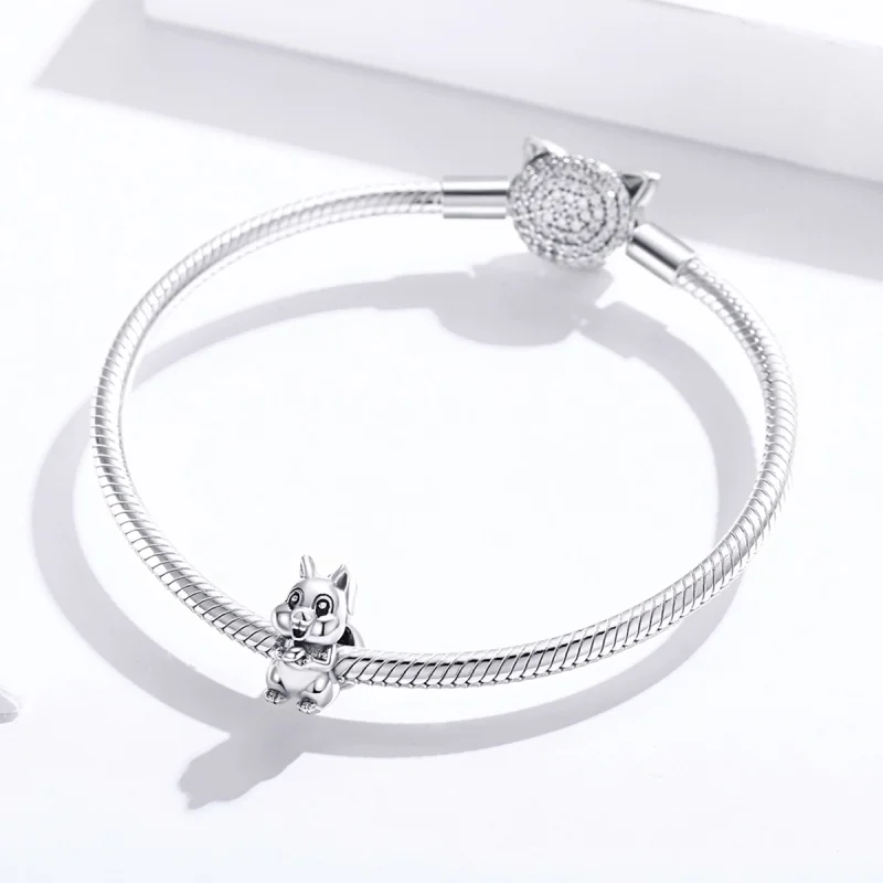 (afbeelding voor) Pandora Style Leuke Eekhoorn Bedel - BSC338 - Bekijken 3