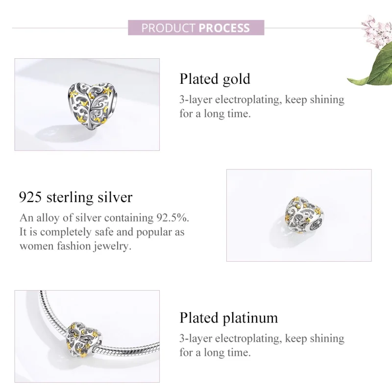 (afbeelding voor) Pandora Style Levensboom Bedel - SCC1249 - Bekijken 3