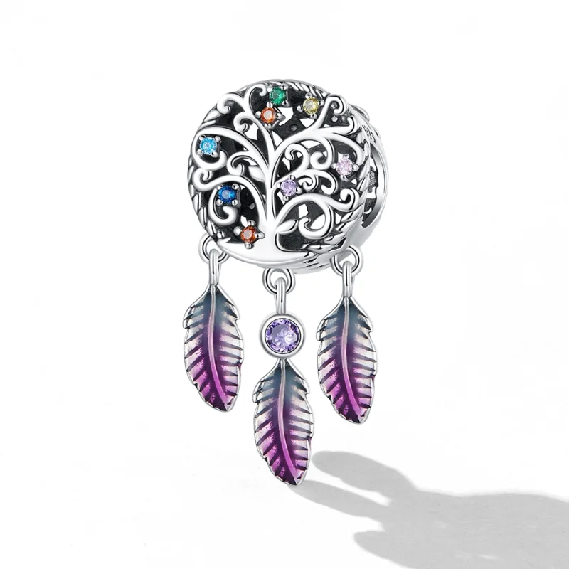 (afbeelding voor) Pandora Style Levensboom Dream Catcher Bedel - SCC2268 - Bekijken 2