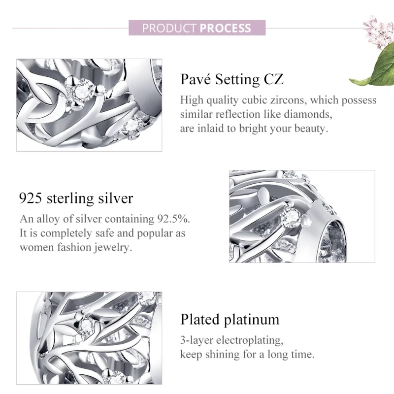 (afbeelding voor) Pandora Style Liaan Bedel - BSC256 - Bekijken 8