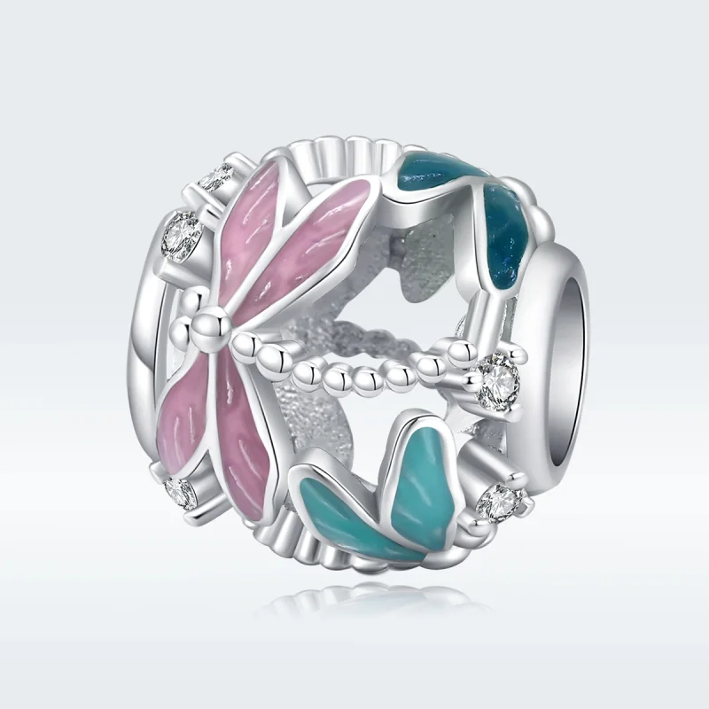 (afbeelding voor) Pandora Style Libel Bedel - BSC198 - Bekijken 5