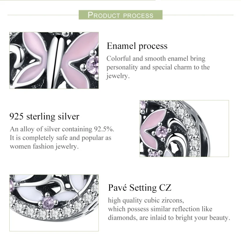 (afbeelding voor) Pandora Style Libel Bedel - SCC757 - Bekijken 7