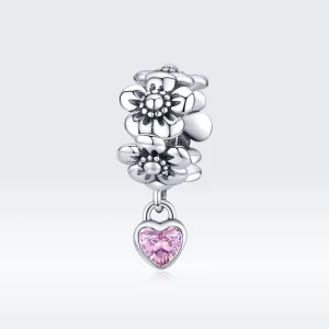 (afbeelding voor) Pandora Style Liefde Bloem Bedel - SCC1485